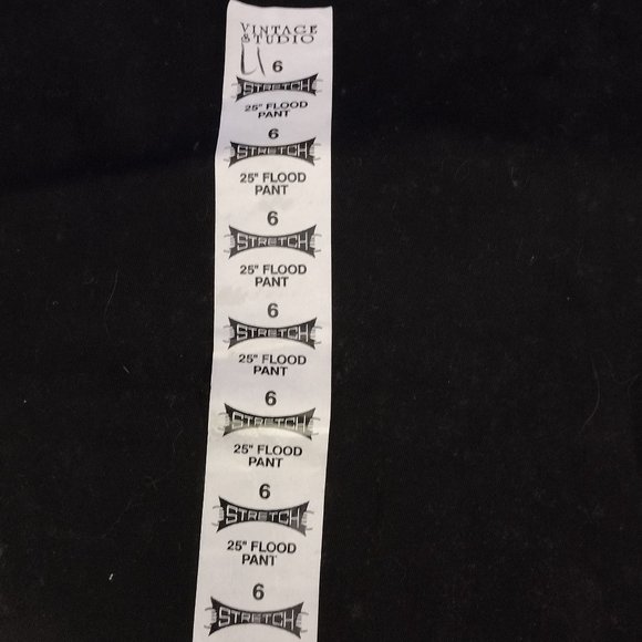 NWT VS Vintage Studio flood Stretch pants Size 6 - Picture 3 of 3